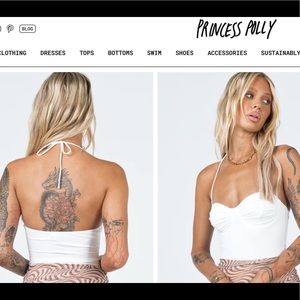 Princess Polly Maddie Bodysuit White